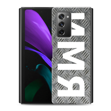 Пластиковый чехол на Samsung Galaxy Z Fold 2 с принтом ИМЯ