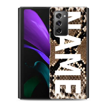 Пластиковый чехол на Samsung Galaxy Z Fold 2 с принтом NAME