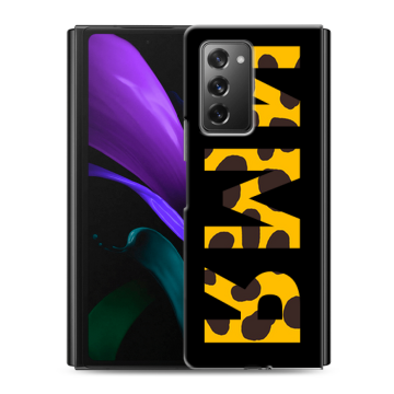 Пластиковый чехол на Samsung Galaxy Z Fold 2 с принтом ИМЯ