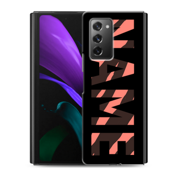 Пластиковый чехол на Samsung Galaxy Z Fold 2 с принтом NAME