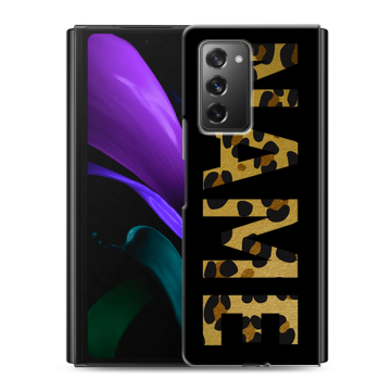 Пластиковый чехол на Samsung Galaxy Z Fold 2 с принтом NAME