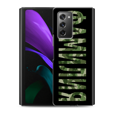 Пластиковый чехол на Samsung Galaxy Z Fold 2 с принтом ФАМИЛИЯ