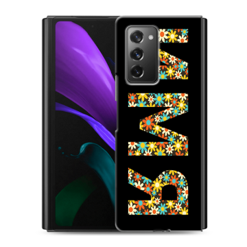Пластиковый чехол на Samsung Galaxy Z Fold 2 с принтом ИМЯ