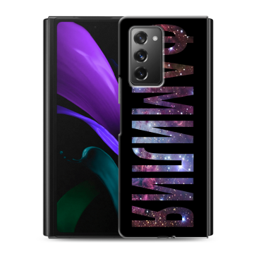 Пластиковый чехол на Samsung Galaxy Z Fold 2 с принтом ФАМИЛИЯ
