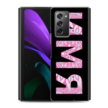 Пластиковый чехол на Samsung Galaxy Z Fold 2 с принтом ИМЯ
