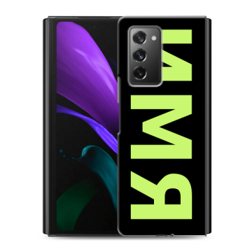 Пластиковый чехол на Samsung Galaxy Z Fold 2 с принтом ИМЯ