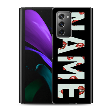 Пластиковый чехол на Samsung Galaxy Z Fold 2 с принтом NAME