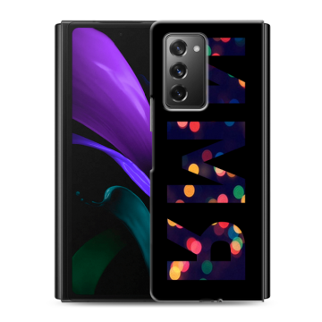 Пластиковый чехол на Samsung Galaxy Z Fold 2 с принтом ИМЯ
