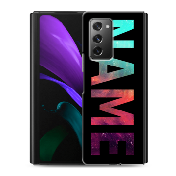 Пластиковый чехол на Samsung Galaxy Z Fold 2 с принтом NAME