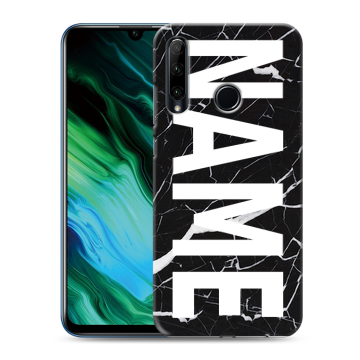 Силиконовый чехол на Huawei Honor 20e с принтом NAME
