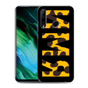 Силиконовый чехол на Huawei Honor 20e с принтом ИМЯ