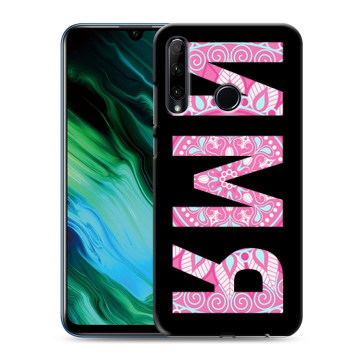 Силиконовый чехол на Huawei Honor 20e с принтом ИМЯ