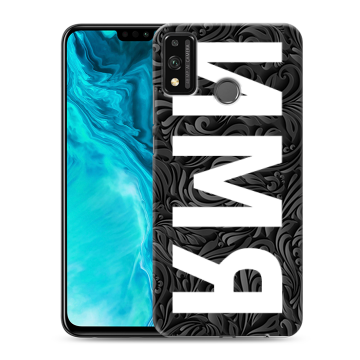 Силиконовый чехол на Huawei Honor 9X Lite с принтом ИМЯ