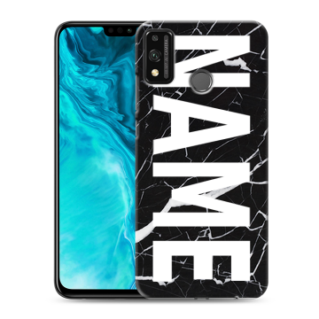 Силиконовый чехол на Huawei Honor 9X Lite с принтом NAME