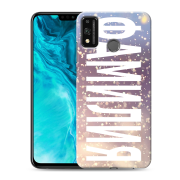 Силиконовый чехол на Huawei Honor 9X Lite с принтом ФАМИЛИЯ