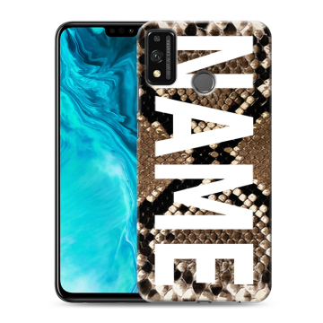 Силиконовый чехол на Huawei Honor 9X Lite с принтом NAME