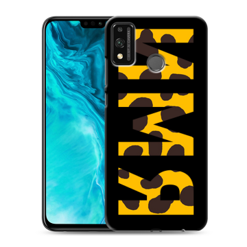Силиконовый чехол на Huawei Honor 9X Lite с принтом ИМЯ