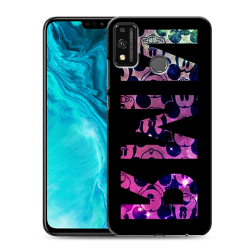 Силиконовый чехол на Huawei Honor 9X Lite с принтом ИМЯ