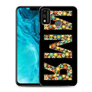 Силиконовый чехол на Huawei Honor 9X Lite с принтом ИМЯ