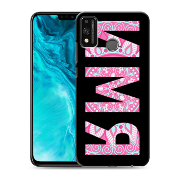 Силиконовый чехол на Huawei Honor 9X Lite с принтом ИМЯ
