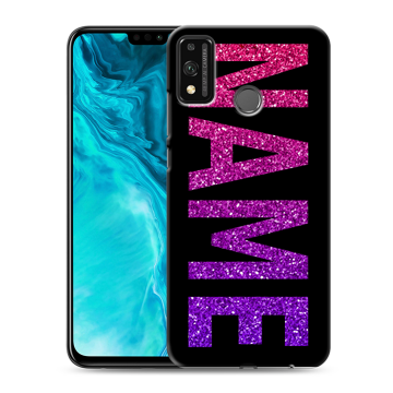 Силиконовый чехол на Huawei Honor 9X Lite с принтом NAME