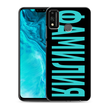 Силиконовый чехол на Huawei Honor 9X Lite с принтом ФАМИЛИЯ