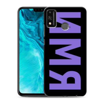 Силиконовый чехол на Huawei Honor 9X Lite с принтом ИМЯ