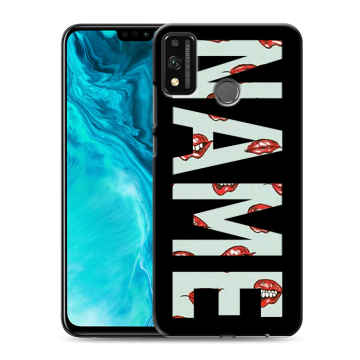 Силиконовый чехол на Huawei Honor 9X Lite с принтом NAME