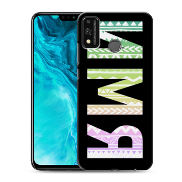 Силиконовый чехол на Huawei Honor 9X Lite с принтом ИМЯ
