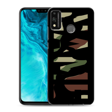 Силиконовый чехол на Huawei Honor 9X Lite с принтом NAME
