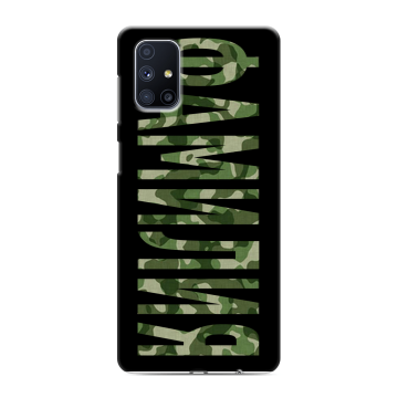 Силиконовый чехол на Samsung Galaxy M51 с принтом ФАМИЛИЯ