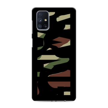 Силиконовый чехол на Samsung Galaxy M51 с принтом NAME