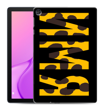 Силиконовый чехол на Huawei MatePad T10 с принтом ИМЯ
