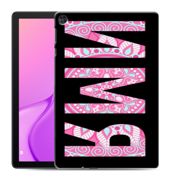 Силиконовый чехол на Huawei MatePad T10 с принтом ИМЯ