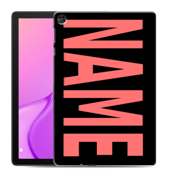 Силиконовый чехол на Huawei MatePad T10 с принтом NAME