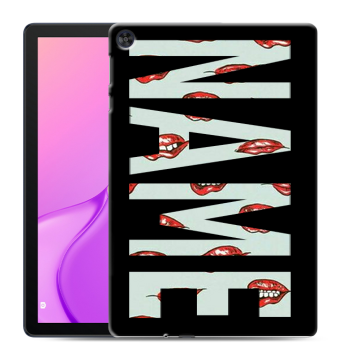 Силиконовый чехол на Huawei MatePad T10 с принтом NAME