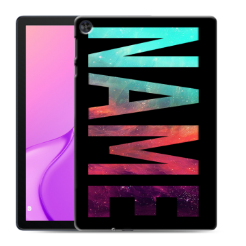 Силиконовый чехол на Huawei MatePad T10 с принтом NAME