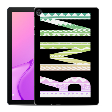 Силиконовый чехол на Huawei MatePad T10 с принтом ИМЯ