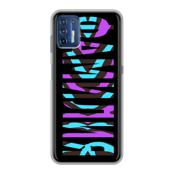 Силиконовый чехол на Motorola Moto G9 Plus с принтом ФАМИЛИЯ