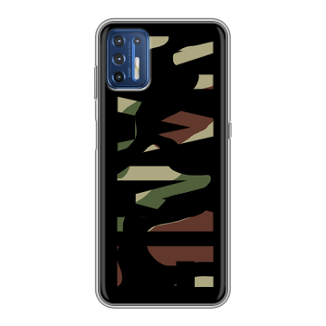 Силиконовый чехол на Motorola Moto G9 Plus с принтом NAME