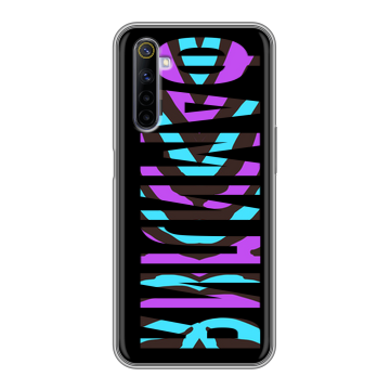 Силиконовый противоударный чехол на Realme 6S с принтом ФАМИЛИЯ