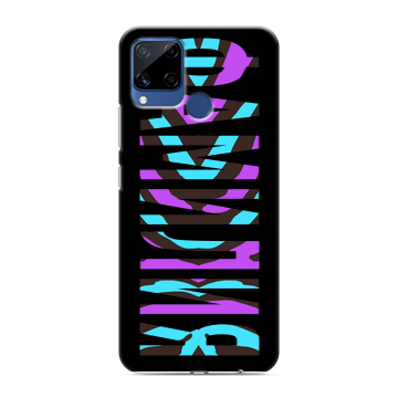 Силиконовый чехол на Realme C15 с принтом ФАМИЛИЯ