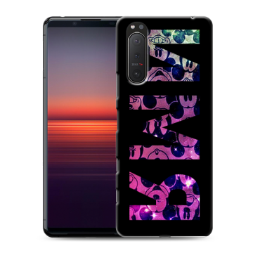 Силиконовый чехол на Sony Xperia 5 II с принтом ИМЯ