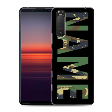 Силиконовый чехол на Sony Xperia 5 II с принтом NAME
