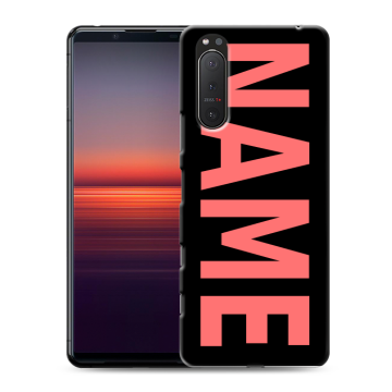 Силиконовый чехол на Sony Xperia 5 II с принтом NAME