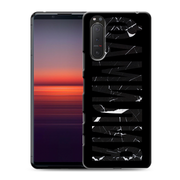 Силиконовый чехол на Sony Xperia 5 II с принтом ФАМИЛИЯ