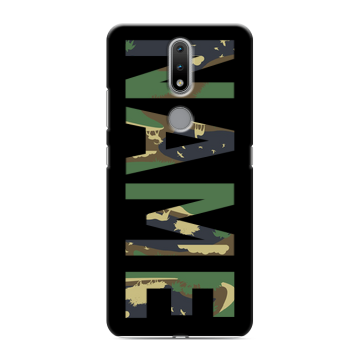 Силиконовый чехол на Nokia 2.4 с принтом NAME