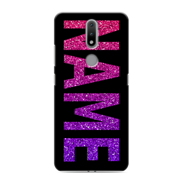 Силиконовый чехол на Nokia 2.4 с принтом NAME