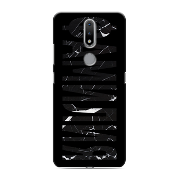 Силиконовый чехол на Nokia 2.4 с принтом ФАМИЛИЯ