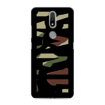 Силиконовый чехол на Nokia 2.4 с принтом NAME